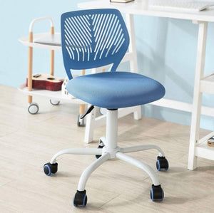 Simpletrade Bureaustoel - Kinderstoel - Ergonomisch - In hoogte verstelbaar - Blauw