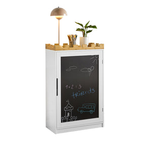 Simpletrade Opbergkast - Voor kinderen - Kinderkast met schoolbord - 63x100x30 cm