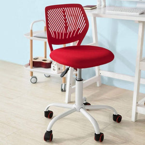 Simpletrade Bureaustoel - Ergonomische bureaustoel - Voor jongeren - In hoogte verstelbaar - Rood