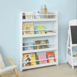 Simpletrade Boekenkast - Voor kinderen - 4 Planken - Wit